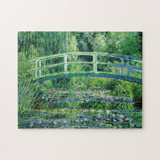 Monet Water Lilies en Japanse Bridge Fine Art Legpuzzel (Horizontaal)