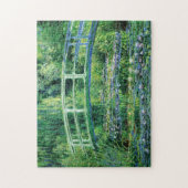 Monet Water Lilies en Japanse Bridge Fine Art Legpuzzel (Verticaal)