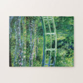Monet Water Lilies en Japanse Bridge Fine Art Legpuzzel (Horizontaal)