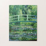 Monet Water Lilies en Japanse Bridge Fine Art Legpuzzel<br><div class="desc">Water Lilies en de Japanse brug zijn prachtige kunst gemaakt door de Franse kunstenaar Impressionisme,  Claude Monet c. 1895,  met een Japanse voetbrug over zijn waterleluiervijver.</div>