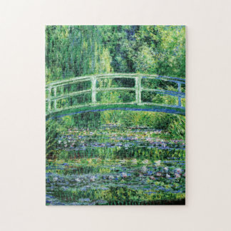 Monet Water Lilies en Japanse Bridge Fine Art Legpuzzel