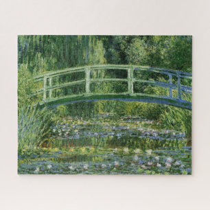 Monet-Water Lilies en Japenes Bridge Legpuzzel