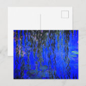 Monet Water Lilies en Wonende Wilde Branches Briefkaart (Voorkant / Achterkant)