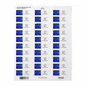 Monet Water Lilies en Wonende Wilde Branches Etiket (Full Sheet)