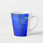 Monet Water Lilies en Wonende Wilde Branches Latte Mok (Rechts)