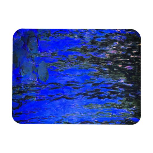 Monet Water Lilies en Wonende Wilde Branches Magneet (Horizontaal)