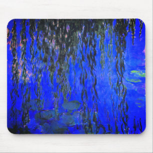 Monet Water Lilies en Wonende Wilde Branches Muismat