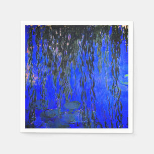 Monet Water Lilies en Wonende Wilde Branches Servet