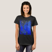 Monet Water Lilies en Wonende Wilde Branches T-shirt (Voorkant volledig)