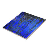 Monet Water Lilies en Wonende Wilde Branches Tegeltje (Zijkant)