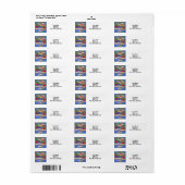 Monet Water Lilies Etiket (Full Sheet)