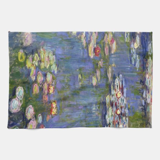 Monet Water Lilies Fine Art (1916) Theedoek (Horizontaal)