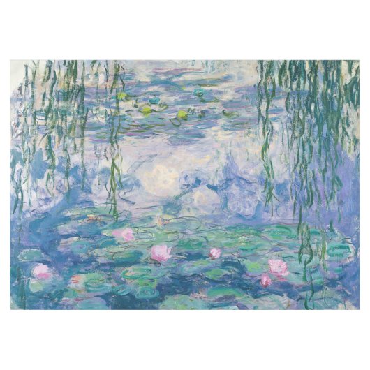 Monet Water Lilies Fine Art Tafelkleed (Voorkant (Horizontaal))