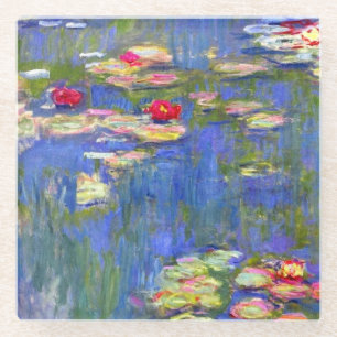 Monet Water Lilies Glazen Onderzetter