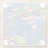 Monet Water Lilies Glazen Onderzetter (Achterkant)