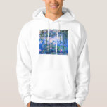 Monet Water Lilies Hoodie<br><div class="desc">Monet Water Lilies hoodie. Olieverf op canvas vanaf 1916. Monet schilderde zijn beroemde waterlelie obsessief in de laatste jaren van zijn loopbaan, waarbij hij inspiratie putte uit het licht van de zon en het verschuivende effect ervan op het water, de aquatische bloemen en de bladeren. Dit schilderij is voorzien van...</div>