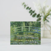 Monet Water Lilies Japanse brug Briefkaart (Staand voorkant)