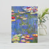Monet Water Lilies Kaart (Staand voorkant)
