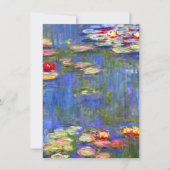 Monet Water Lilies Kaart (Voorkant)