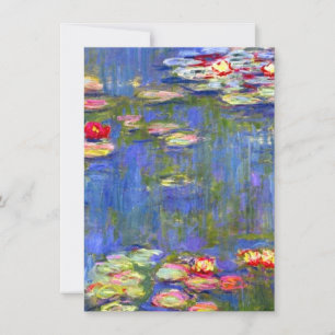 Monet Water Lilies Kaart