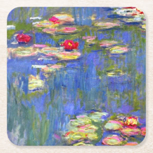 Monet Water Lilies Kartonnen Onderzetters