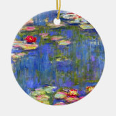 Monet Water Lilies Keramisch Ornament (Voorkant)