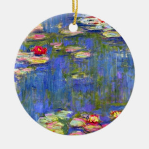 Monet Water Lilies Keramisch Ornament