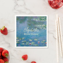 Monet Water Lilies Kunst Tuin Bruiloftsborrel