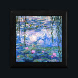 Monet - Water Lilies, kunstwerk van 1919 Cadeaudoosje<br><div class="desc">Monet - Water Lilies,  1919 artwork trinket/cadeaudoos.</div>