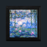 Monet - Water Lilies, kunstwerk van 1919 Cadeaudoosje<br><div class="desc">Monet - Water Lilies,  1919 artwork trinket/cadeaudoos.</div>
