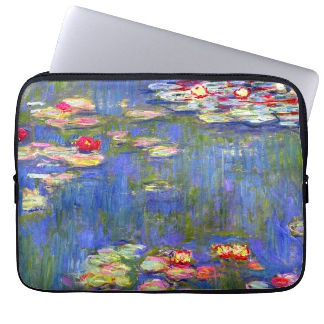 Monet Water Lilies Laptop Sleeve (Voorkant)