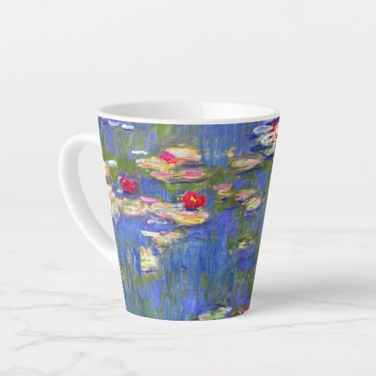 Monet Water Lilies  Latte Mok (Linkerhoek)