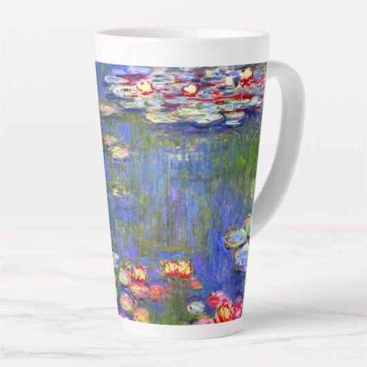 Monet Water Lilies Latte Mok (Rechterhoek)
