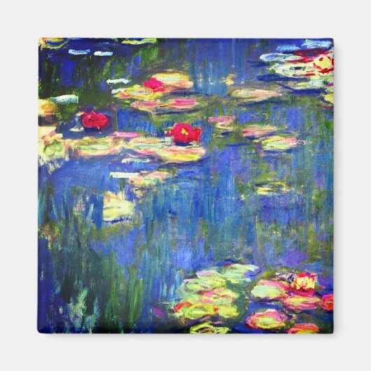 Monet Water Lilies Magneet (Voorkant)