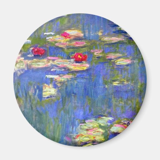 Monet Water Lilies Magneet (Voorkant)