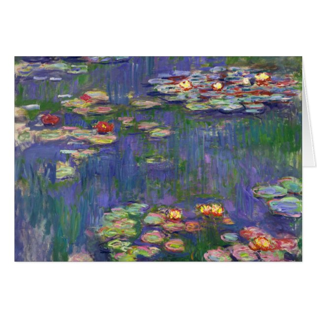 Monet Water Lilies Masterstuk Schilderen (Voorkant Horizontaal)
