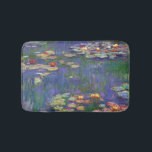 Monet Water Lilies Masterstuk Schilderen Badmat<br><div class="desc">Monet Water Lilies - Dit klassieke schilderij van Monet werd in 1916 geschilderd door Claude Monet. Het maakt deel uit van zijn beroemde collectie van de waterleiding waar hij schildert in zijn tuin in Giverney,  Frankrijk. Een meesterwerk schilderij.</div>