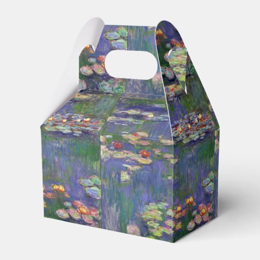 Monet Water Lilies Masterstuk Schilderen Bedankdoosjes (Achterkant)