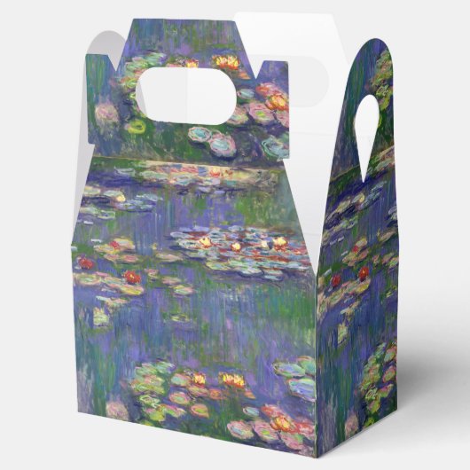 Monet Water Lilies Masterstuk Schilderen Bedankdoosjes (Geopend)