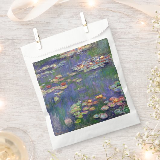 Monet Water Lilies Masterstuk Schilderen Bedankzakje (Geknipt)