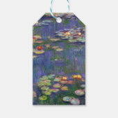 Monet Water Lilies Masterstuk Schilderen Cadeaulabel (Voorkant)
