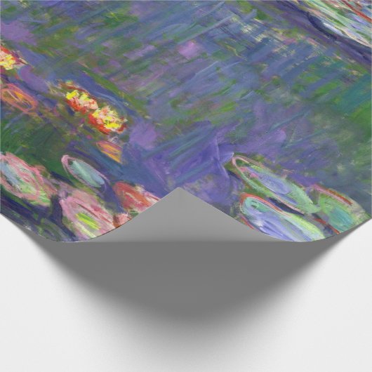 Monet Water Lilies Masterstuk Schilderen Cadeaupapier (Hoek)