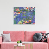 Monet Water Lilies Masterstuk Schilderen Canvas Afdruk (Insitu (Woonkamer))