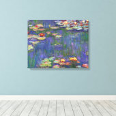 Monet Water Lilies Masterstuk Schilderen Canvas Afdruk (Insitu (Houten vloer))