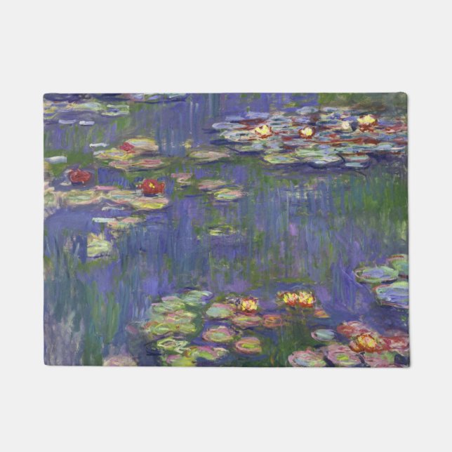 Monet Water Lilies Masterstuk Schilderen Deurmat (Voorkant)