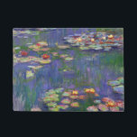 Monet Water Lilies Masterstuk Schilderen Deurmat<br><div class="desc">Monet Water Lilies - Dit klassieke schilderij van Monet werd in 1916 geschilderd door Claude Monet. Het maakt deel uit van zijn beroemde collectie van de waterleiding waar hij schildert in zijn tuin in Giverney,  Frankrijk. Een meesterwerk schilderij.</div>