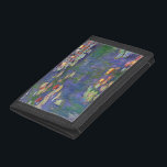 Monet Water Lilies Masterstuk Schilderen Drievoud Portemonnee<br><div class="desc">Monet Water Lilies - Dit klassieke schilderij van Monet werd in 1916 geschilderd door Claude Monet. Het maakt deel uit van zijn beroemde collectie van de waterleiding waar hij schildert in zijn tuin in Giverney,  Frankrijk. Een meesterwerk schilderij.</div>
