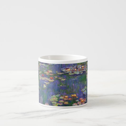 Monet Water Lilies Masterstuk Schilderen Espresso Kop (Voorkant)