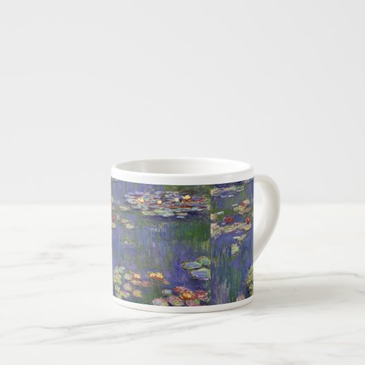 Monet Water Lilies Masterstuk Schilderen Espresso Kop (Voorkant rechts)