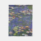 Monet Water Lilies Masterstuk Schilderen Fleece Deken (Voorkant)
